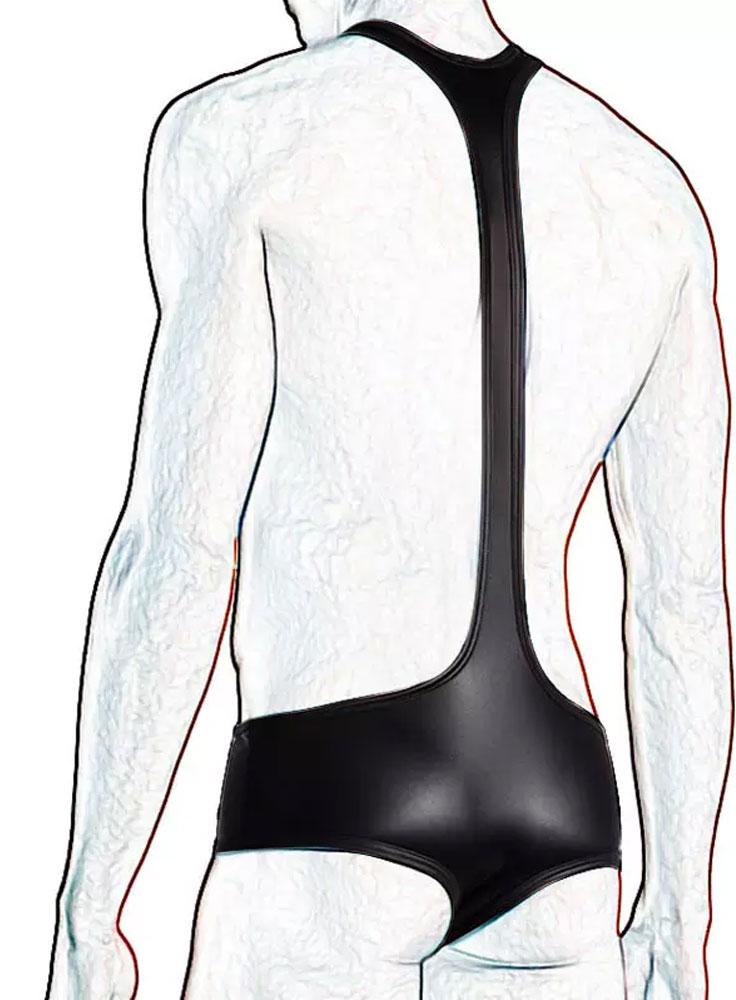 Leather body suit
