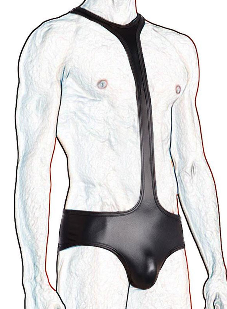 Leather body suit
