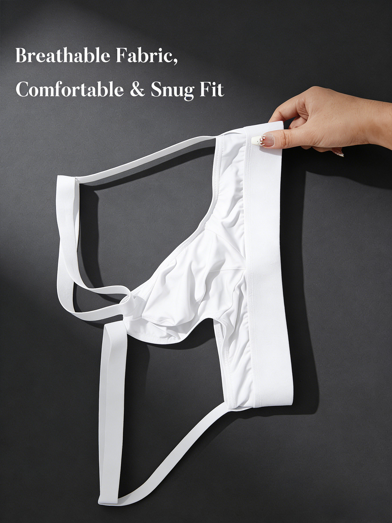 Men's Low-Rise Thigh Strap Briefs