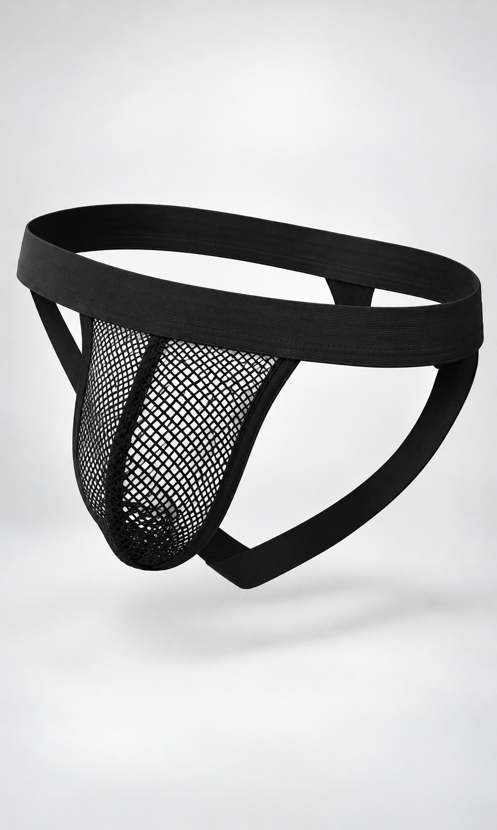 Men’s Black Mesh Jockstrap